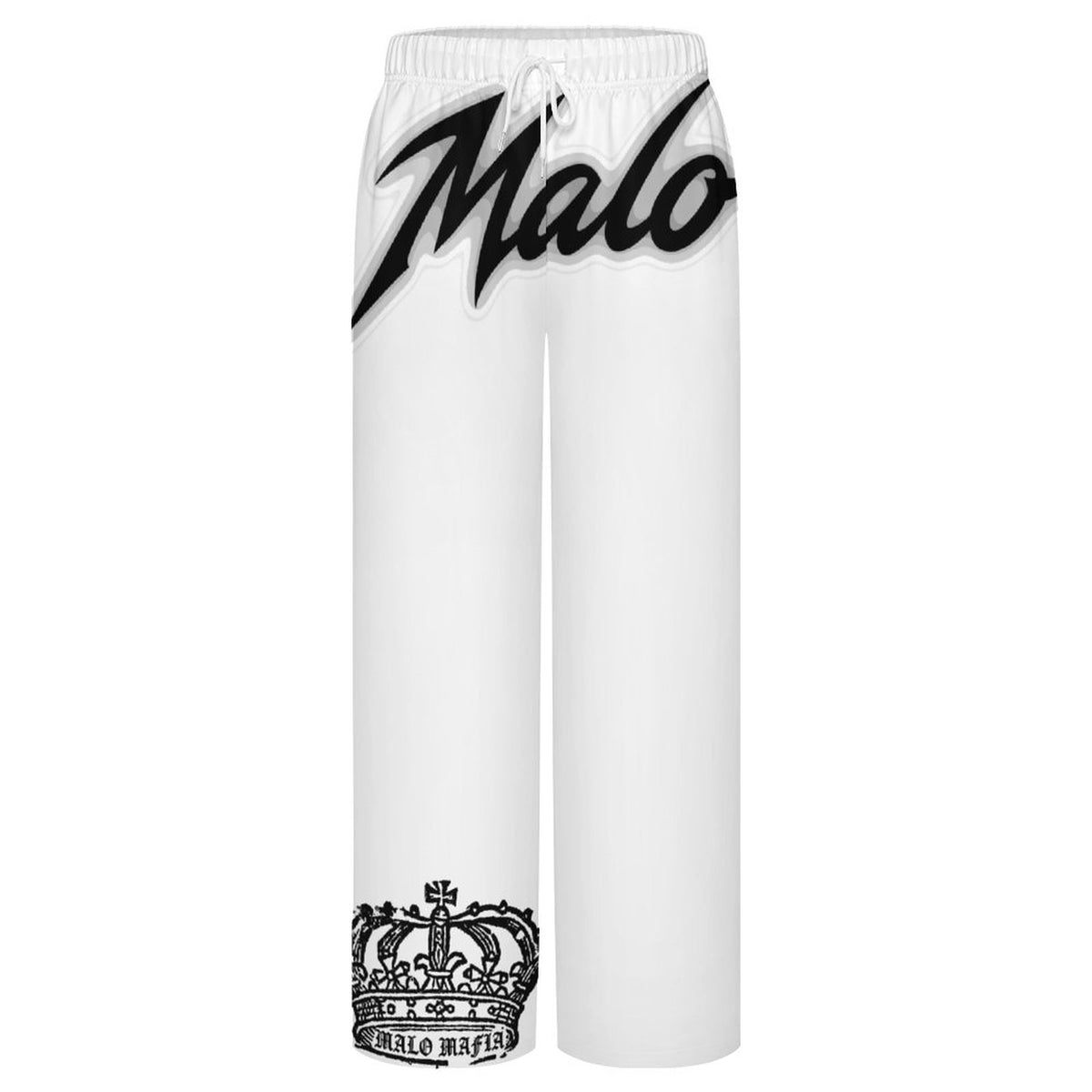 230gsm Drawstring Wide Leg Casual Pants(All-Over Printing)