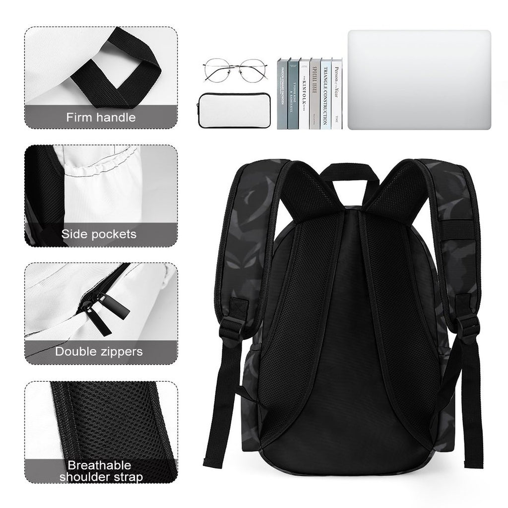 Oxford Cloth School Backpack(All-Over Printing)