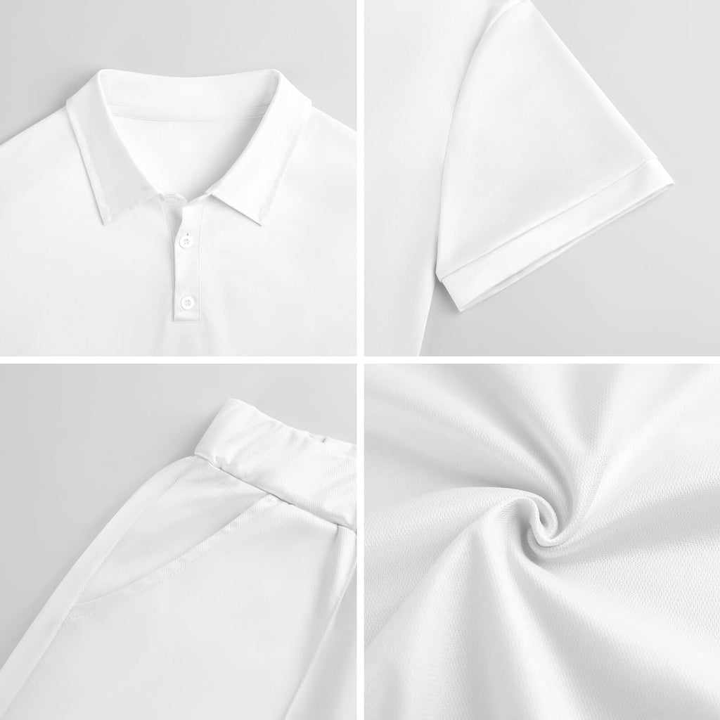 200gsm Short Sleeve Men's POLO Shirt Set(All-Over Printing)