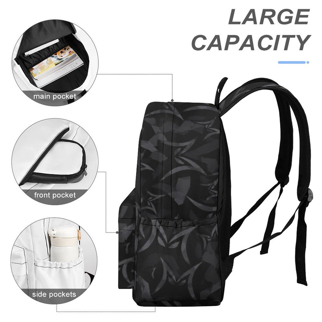 Oxford Cloth School Backpack(All-Over Printing)