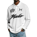 220gsm Button Collared Sweatshirt(All-Over Printing)