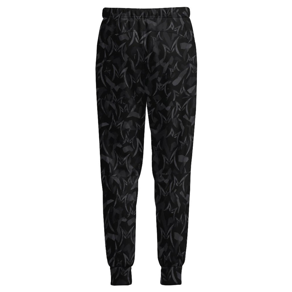 MALO MAFIA Black Camo180gsm Men's Quick Dry Running Pants(All-Over Printing)