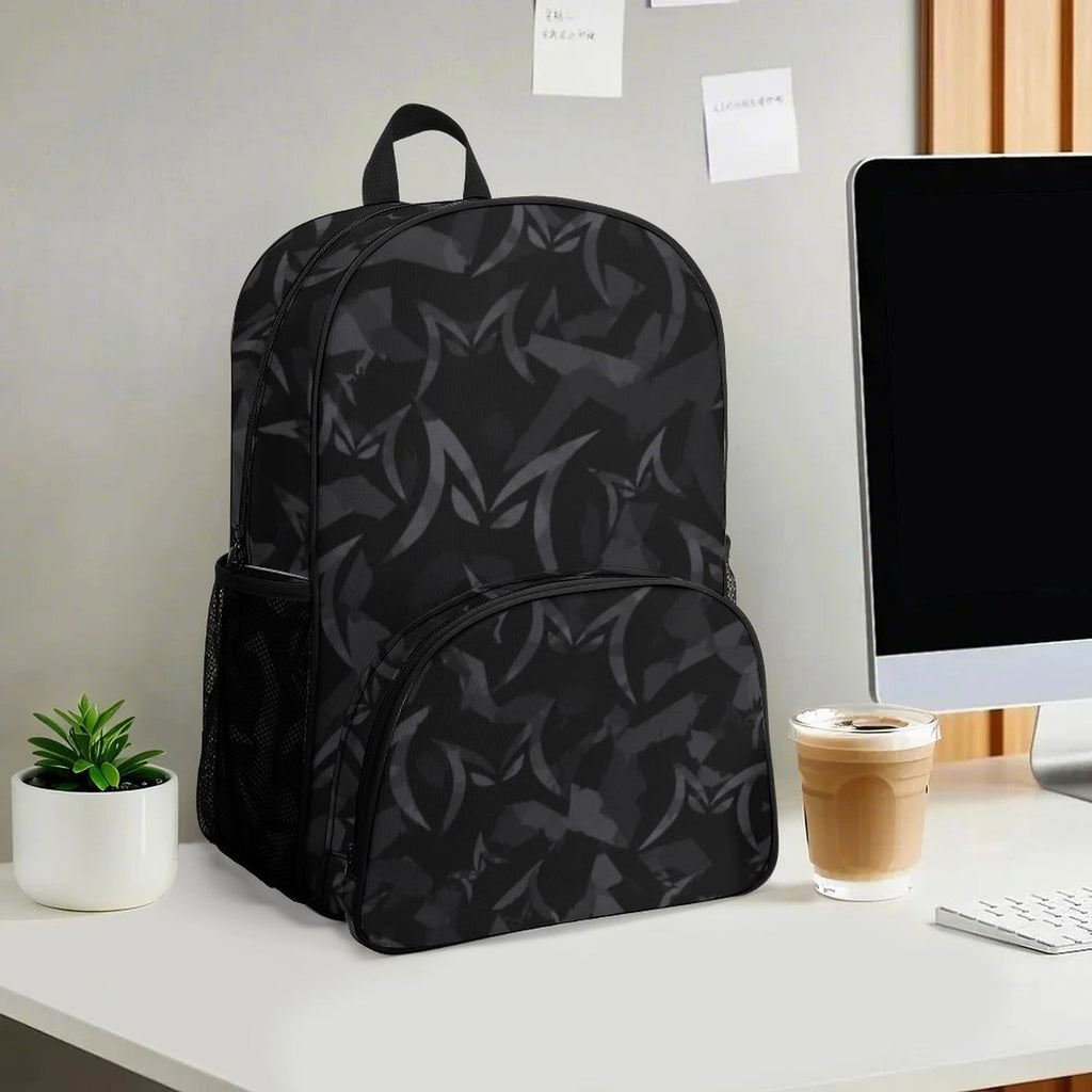 MALO MAFIA Black Camo Large Capacity Backpack
