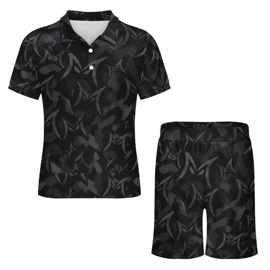 200gsm Short Sleeve Men's POLO Shirt Set(All-Over Printing)