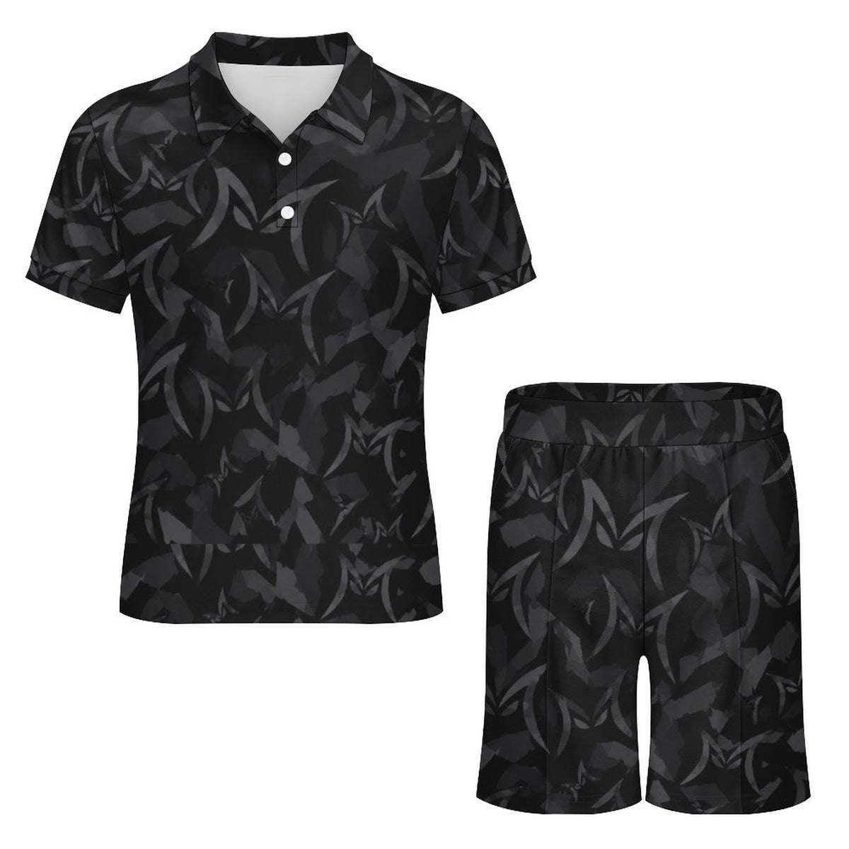 200gsm Short Sleeve Men's POLO Shirt Set(All-Over Printing)