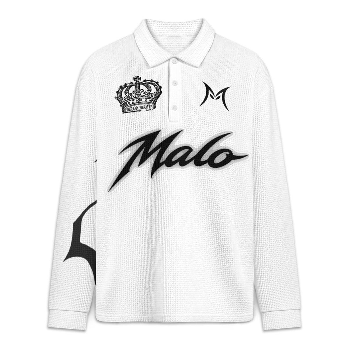 220gsm Button Collared Sweatshirt(All-Over Printing)