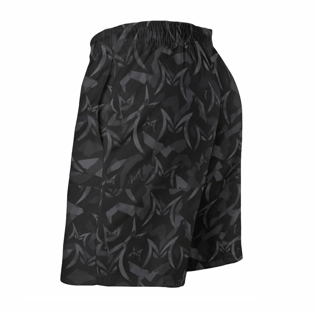 MALO MAFIA Black Camo110gsm Cotton Men's Beach Shorts