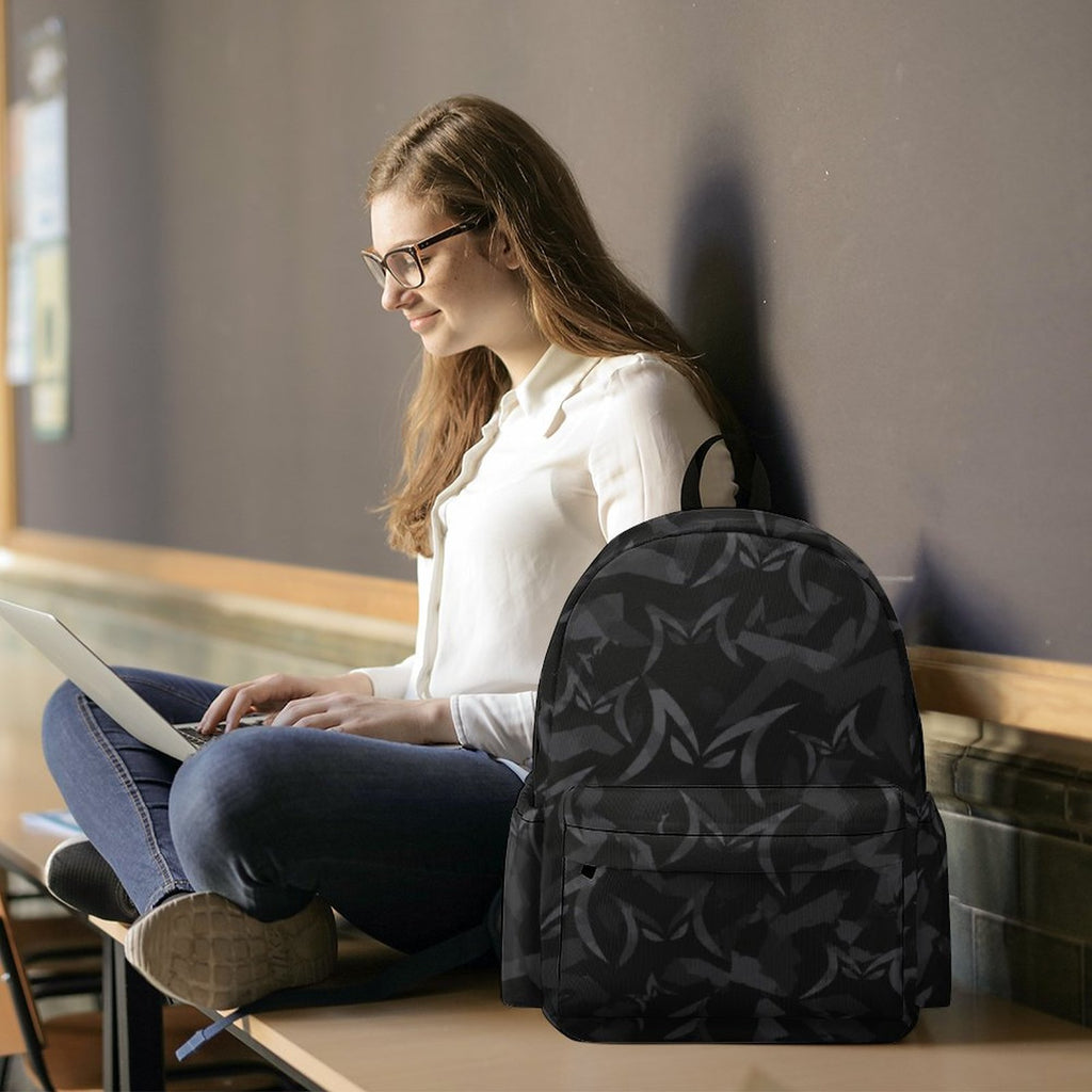 Oxford Cloth School Backpack(All-Over Printing)
