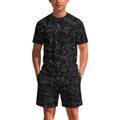 MALO MAFIA Black Camo T-shirt Shorts Set