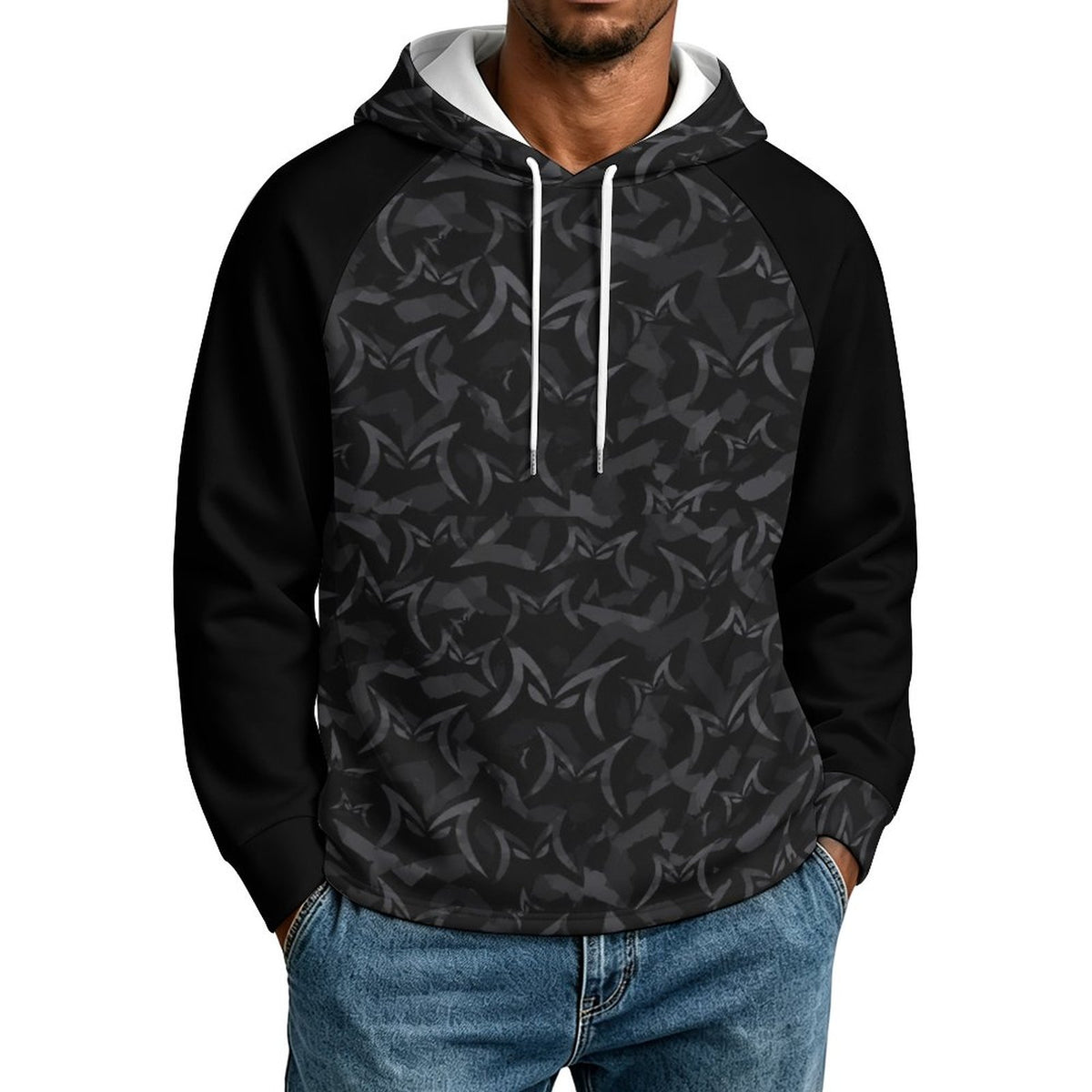 230gsm Raglan Sleeve Hoodie(All-Over Printing)