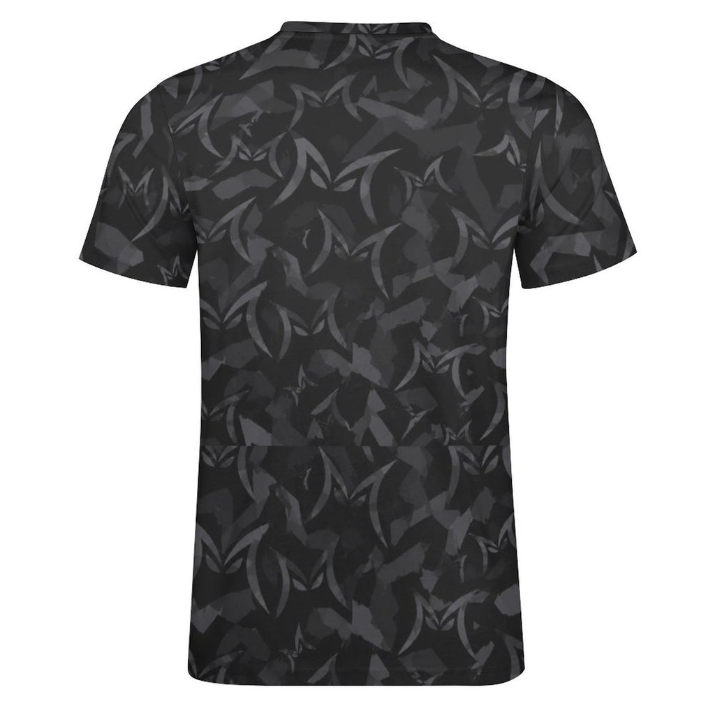 MALO MAFIA Black Camo 190gsm Cotton Comfort Short-Sleeve T-Shirt for Men