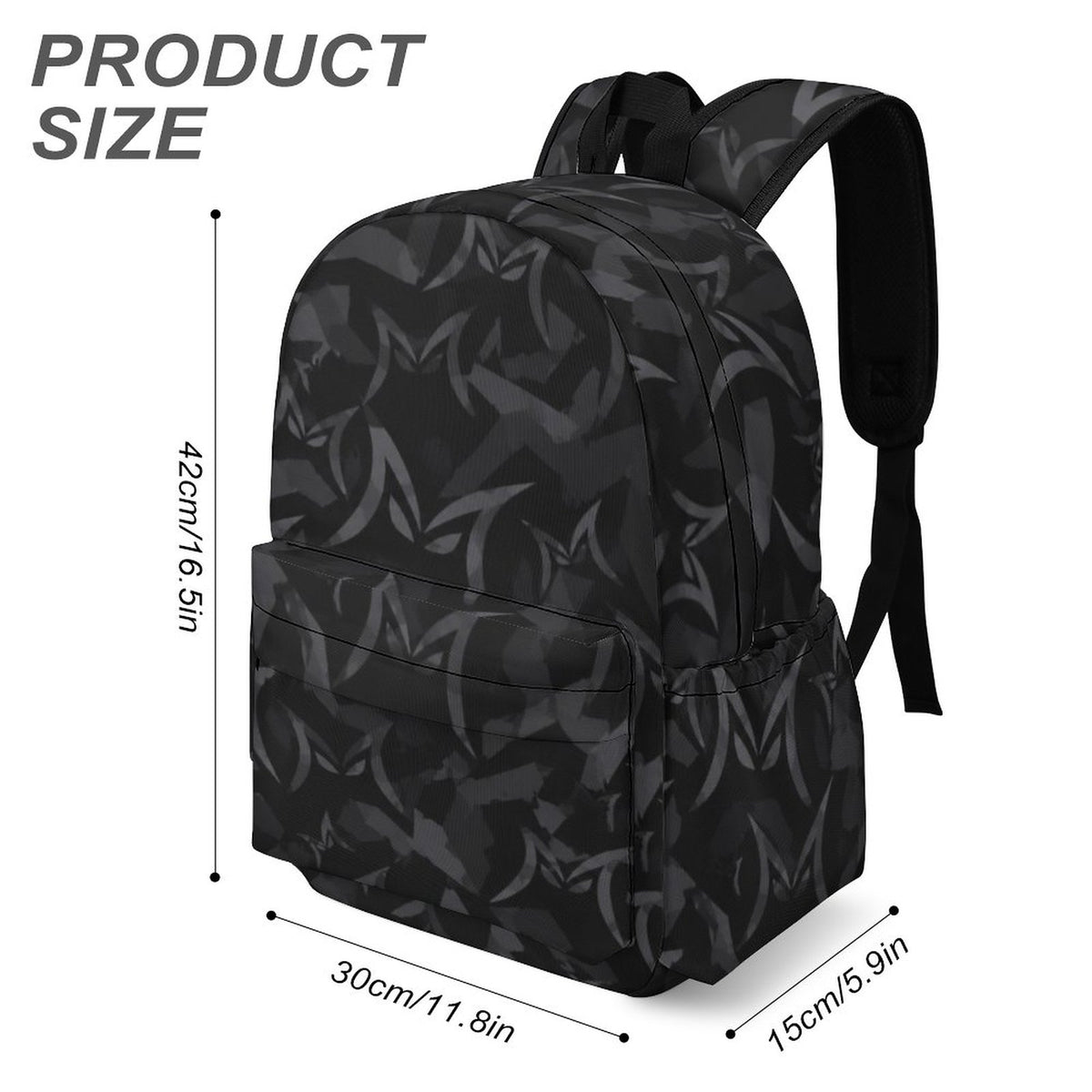 Oxford Cloth School Backpack(All-Over Printing)