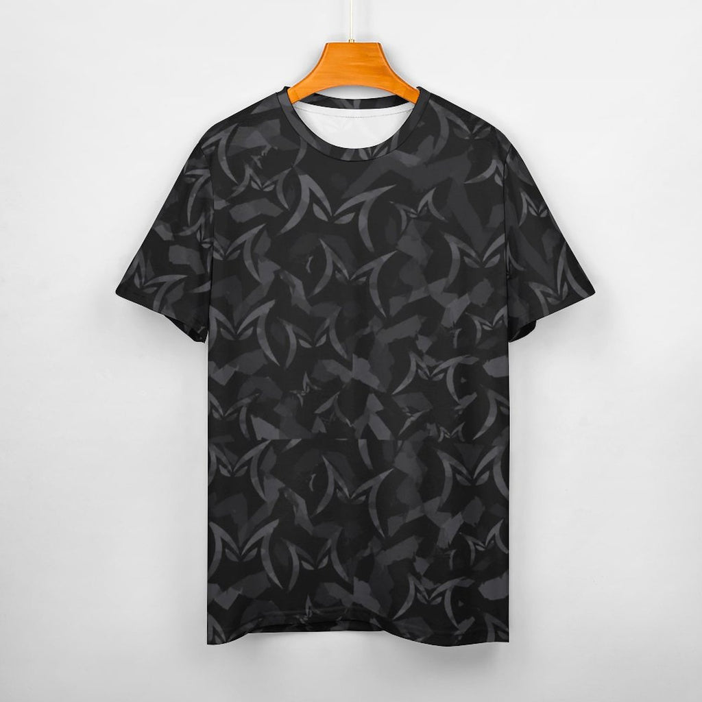 MALO MAFIA Black Camo 190gsm Cotton Comfort Short-Sleeve T-Shirt for Men