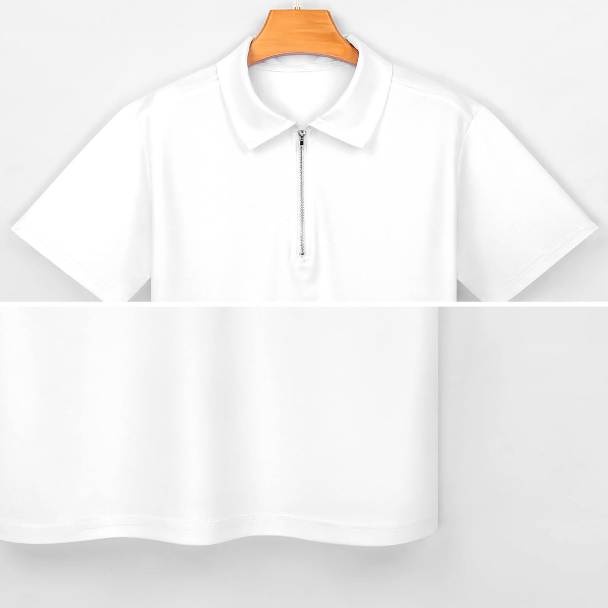 Cotton Zip Short Sleeve MALO MAFIA POLO Shirt for Men