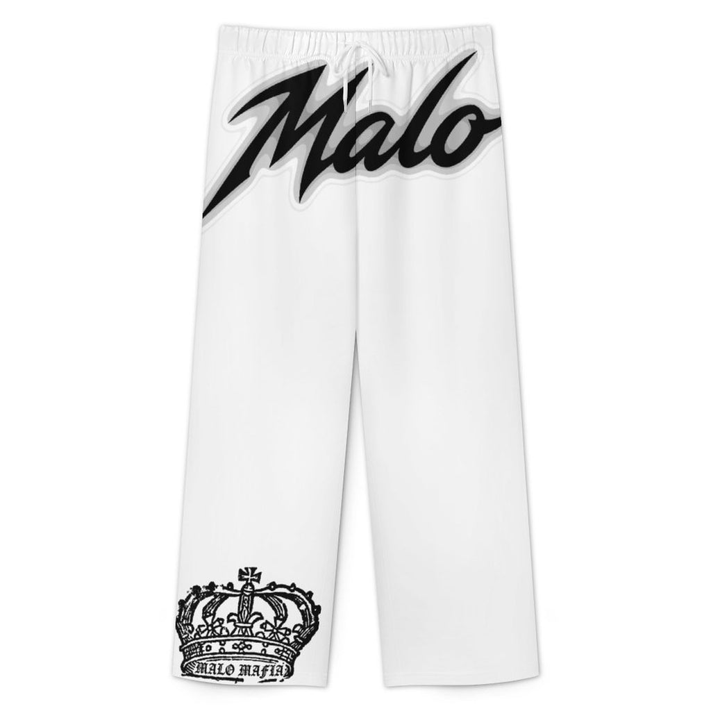 230gsm Drawstring Wide Leg Casual Pants(All-Over Printing)