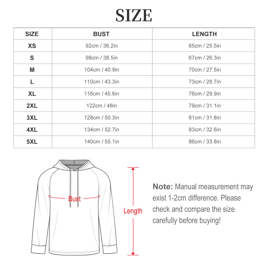 230gsm Raglan Sleeve Hoodie(All-Over Printing)