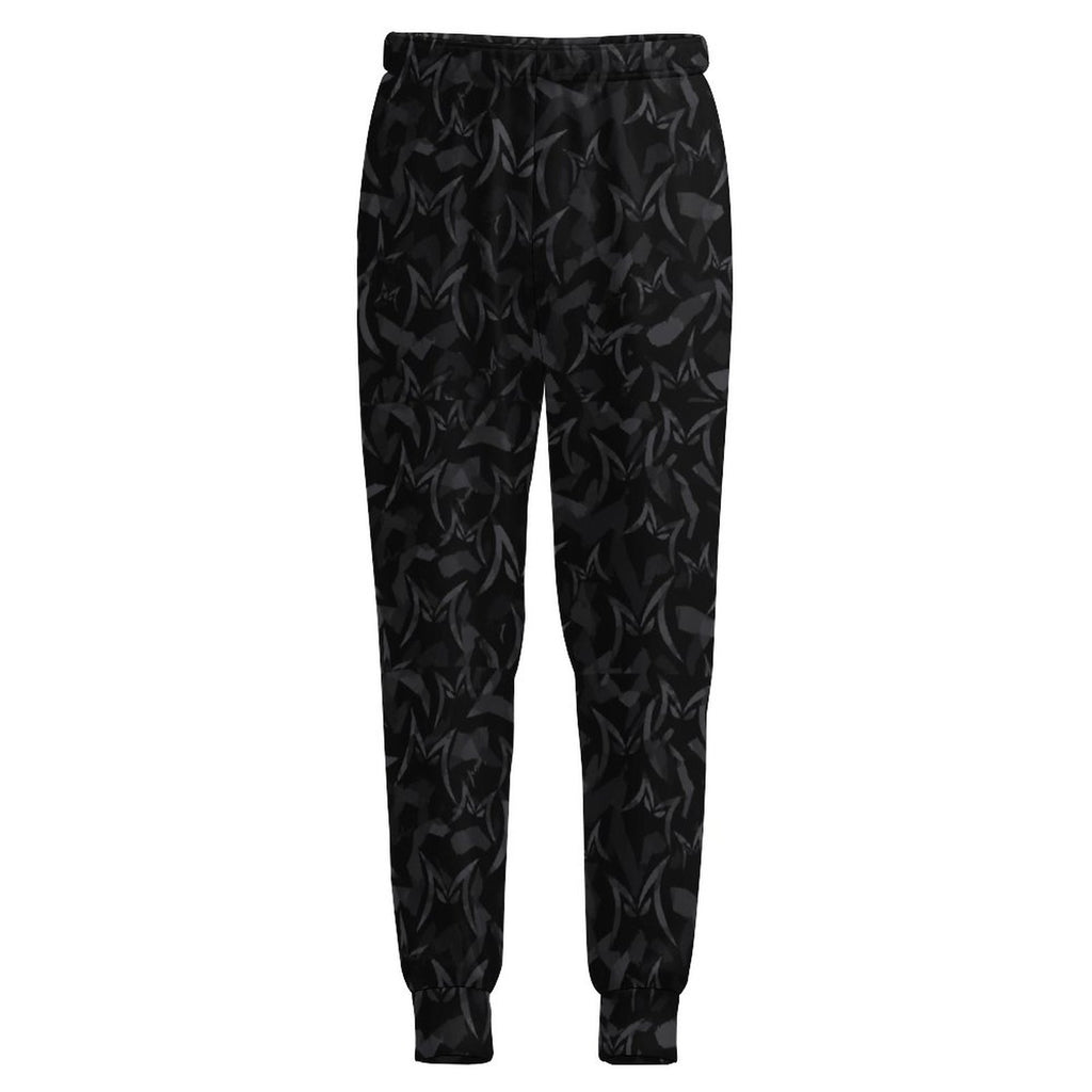 MALO MAFIA Black Camo180gsm Men's Quick Dry Running Pants(All-Over Printing)