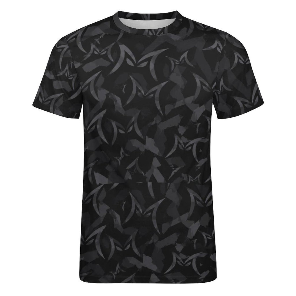 MALO MAFIA Black Camo 190gsm Cotton Comfort Short-Sleeve T-Shirt for Men