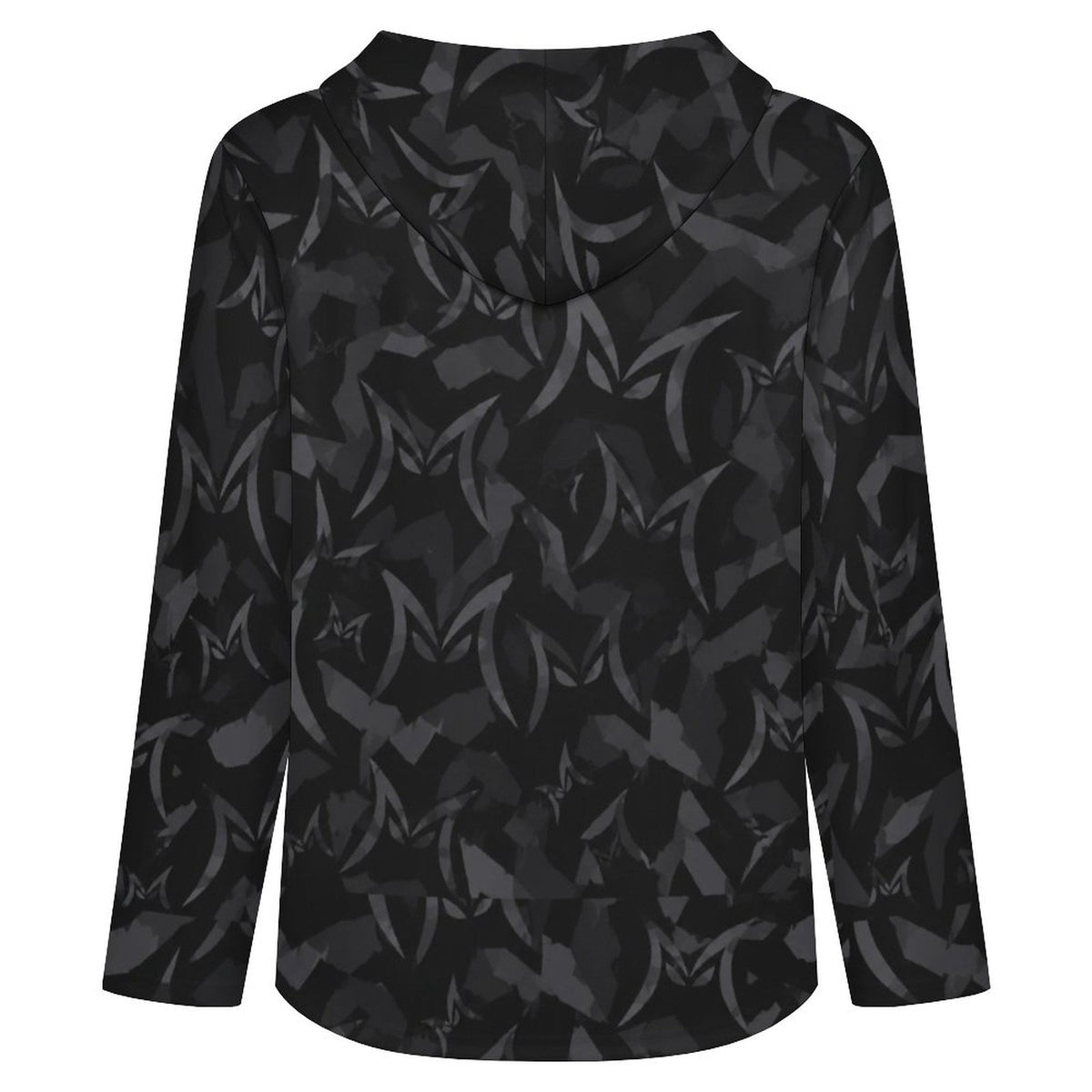 200gsm Men's Button Hooded Sweatshirt(All-Over Printing)