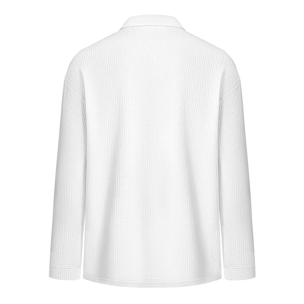 220gsm Button Collared Sweatshirt(All-Over Printing)